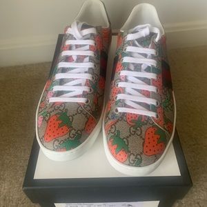 Gucci Ace Strawberry Sneakers 9